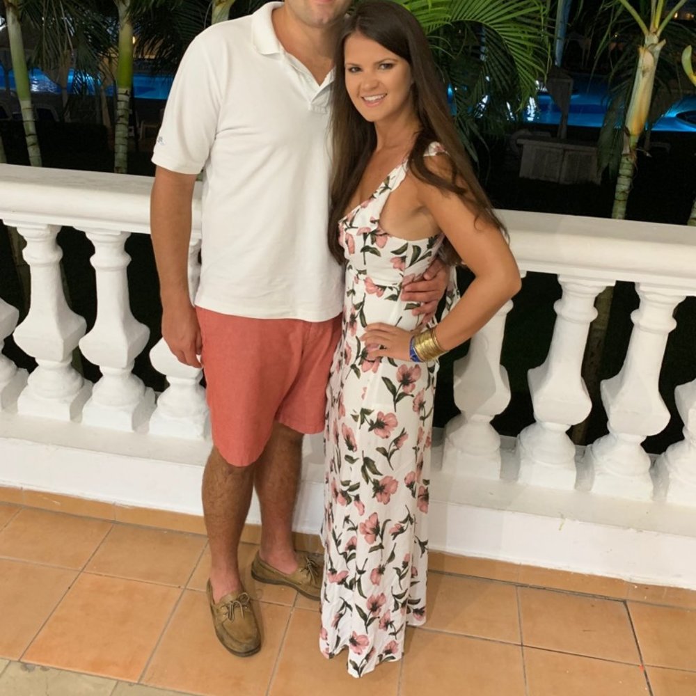 Summer Bloom White Floral Maxi Dress